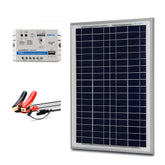 ACOPOWER 25 Watt Off-grid Solar Kits,with 5A charge controller SAE connector - acopower